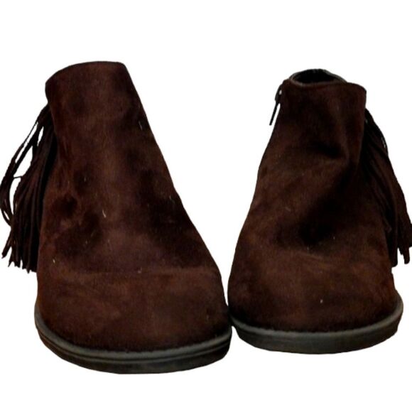 Soda Faux Suede Brown Ankle Booties Size 6.5! - Picture 2 of 11